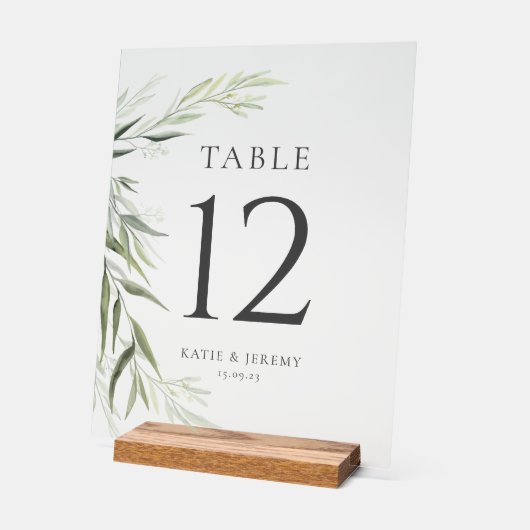 Feuilles de gomme d'eucalyptus Table Nombre de ver (Angle)