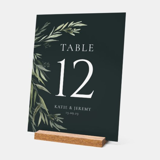 Feuilles de gomme d'eucalyptus Table Nombre de ver (Angle)