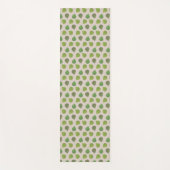 Feuilles de Jade sur Tapis de Yoga Beige (Devant)