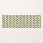 Feuilles de Jade sur Tapis de Yoga Beige (Devant (Horizontal))
