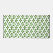 Feuilles de Jade Vert sur Blanc (Recto)