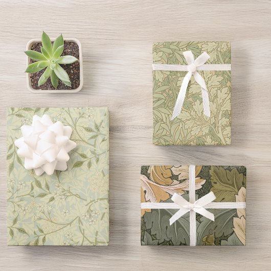 Feuilles de Jasmin et d'Acanthus de style Morris v