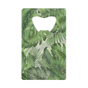 Feuilles de jungle tropicale : arrière - plans flo