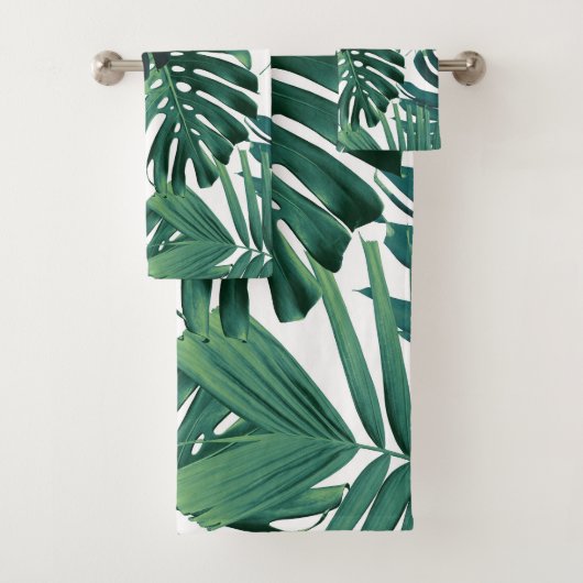 Feuilles de jungle tropicale Monstera 1 (En situation)