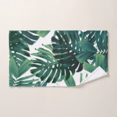 Feuilles de jungle tropicale Monstera 1 (Serviette à main)