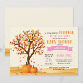 Feuilles  de la carte d'invitation pour Baby showe (Devant / Derrière)