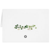 Feuilles de la culture de la verdure Élégant Merci (Dos Horizontal)