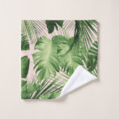 Feuilles de la Journée de la Jungle tropicale Sies (Gant de toilette)