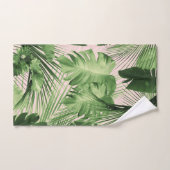 Feuilles de la Journée de la Jungle tropicale Sies (Serviette à main)