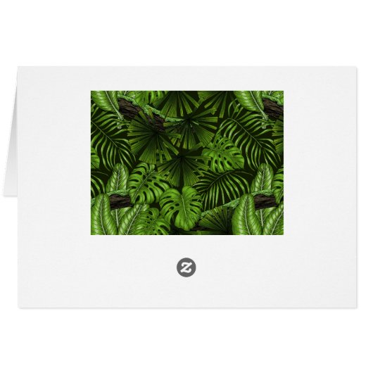 Feuilles de la jungle (Dos Horizontal)