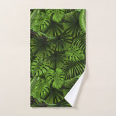 Feuilles de la jungle (Serviette à main)