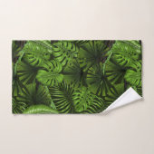 Feuilles de la jungle (Serviette à main)