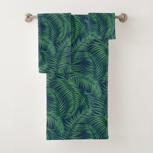 Feuilles de la nuit Green Tropical Palm (En situation)