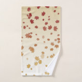 Feuilles de l'érable de Thanksgiving (Serviette à main)