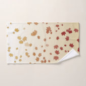 Feuilles de l'érable de Thanksgiving (Serviette à main)
