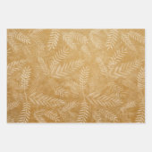 Feuilles de marbre sarcelle élégant or  (Devant 3)