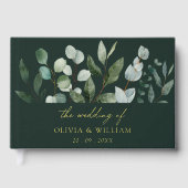 Feuilles de mariage de verdure d'eucalyptus vert s (Recto)