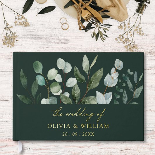 Feuilles de mariage de verdure d'eucalyptus vert s