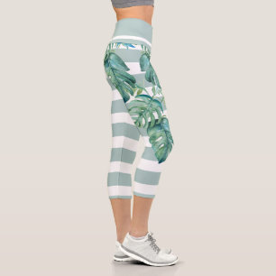 Feuilles de Monstera Leggings Tropicaux