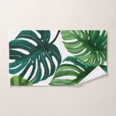 Feuilles de Monstera | Serviette de main simple mo (Serviette à main)