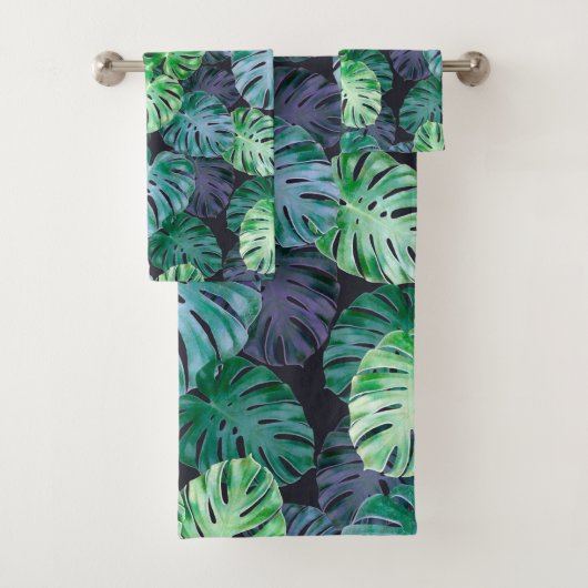 Feuilles de Monstera Tropical (En situation)