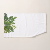 Feuilles de Moringa avec espace de texte (Serviette à main)