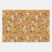 Feuilles de Motif Vintage Tri-Garden (Devant 2)