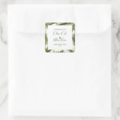 Feuilles de motifs floraux de Étiquette de savon p (Sac)