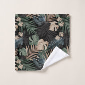 Feuilles de nuit de la Jungle tropicale 13 - Répét (Gant de toilette)