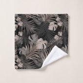 Feuilles de nuit de la Jungle tropicale 8 - Répéte (Gant de toilette)