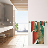 Feuilles de palme dans les tons muets