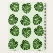 Feuilles de palme, Motif tropical, Votre nom (Dos)