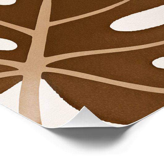 Feuilles de palme - Poster Zen - Impression murale (Coin)