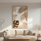 Feuilles de palme - Poster Zen - Impression murale