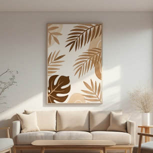 Feuilles de palme - Poster Zen - Impression murale