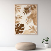 Feuilles de palme - Poster Zen - Impression murale