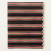 Feuilles de palme Tropical Foil Stripes Mariage (Dos)