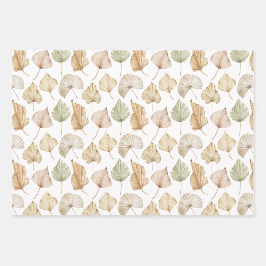 Feuilles de palmier à l'aquarelle (Devant 3)