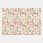 Feuilles de palmier et roses à l'aquarelle (Devant 2)