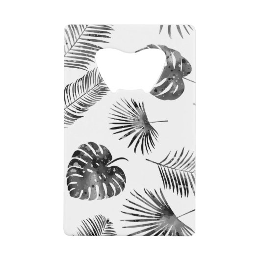 Feuilles de palmier noir : vintage sans soudure. (Devant)