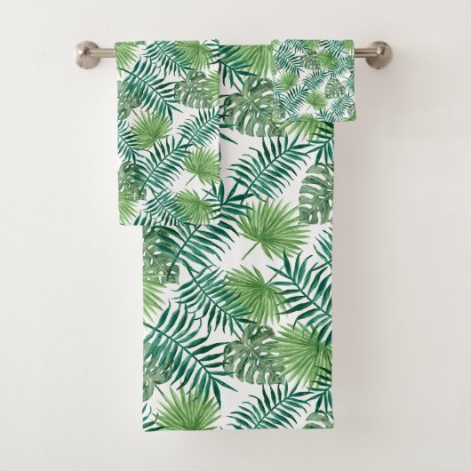 Feuilles de palmier vertes modernes (En situation)