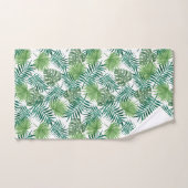 Feuilles de palmier vertes modernes (Serviette à main)