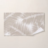 Feuilles de palmiers beiges mous #1 #tropical #wal (Serviette à main)