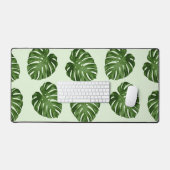 Feuilles de palmiers, Feuilles verts, Motif tropic (Clavier et souris)
