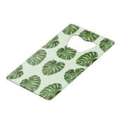 Feuilles de palmiers, Feuilles verts, Motif tropic (Devant Angle)