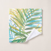 Feuilles de palmiers tropicaux (Gant de toilette)