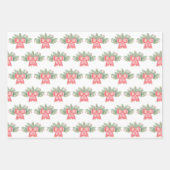 Feuilles De Papier À Enveloppement À Bow Holly, À  (Devant)