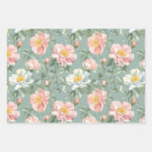 Feuilles de papier à enveloppement doux série Rose (Devant)