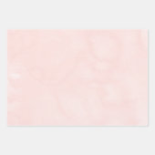 Feuilles de papier à enveloppement rose vierge (Devant)