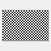Feuilles de papier à envelopper À damiers (Devant 2)